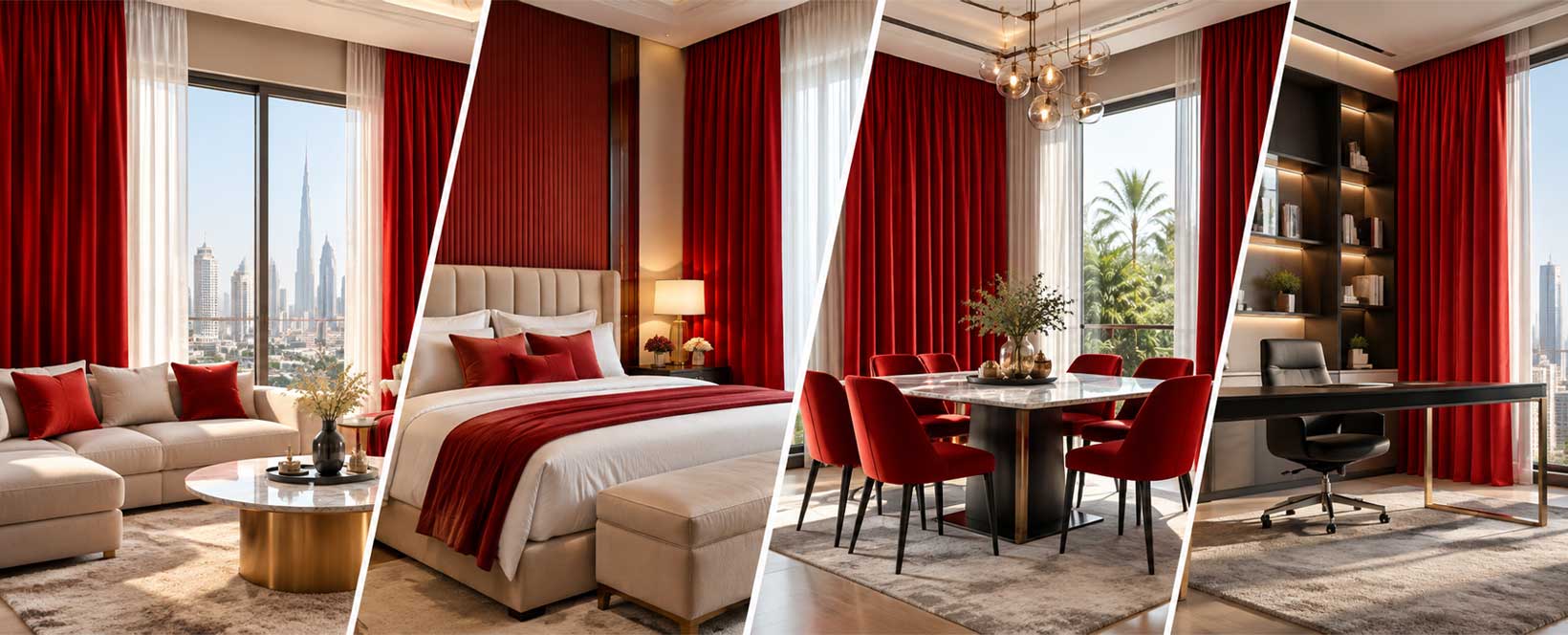 Read more about the article Red Curtains in Interior Design: When (and Where) They Work